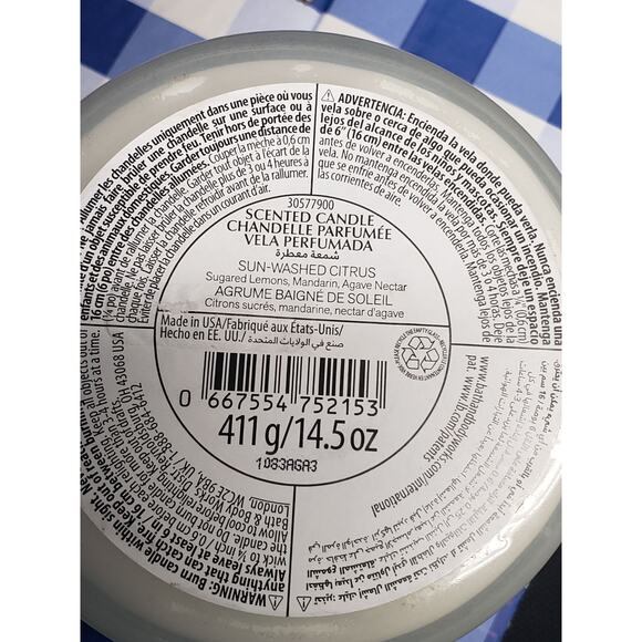 BBW Love Always Wins Pride Sun Washed Citrus Large 3 Wick Candle Home Fragrance - Picture 2 of 2